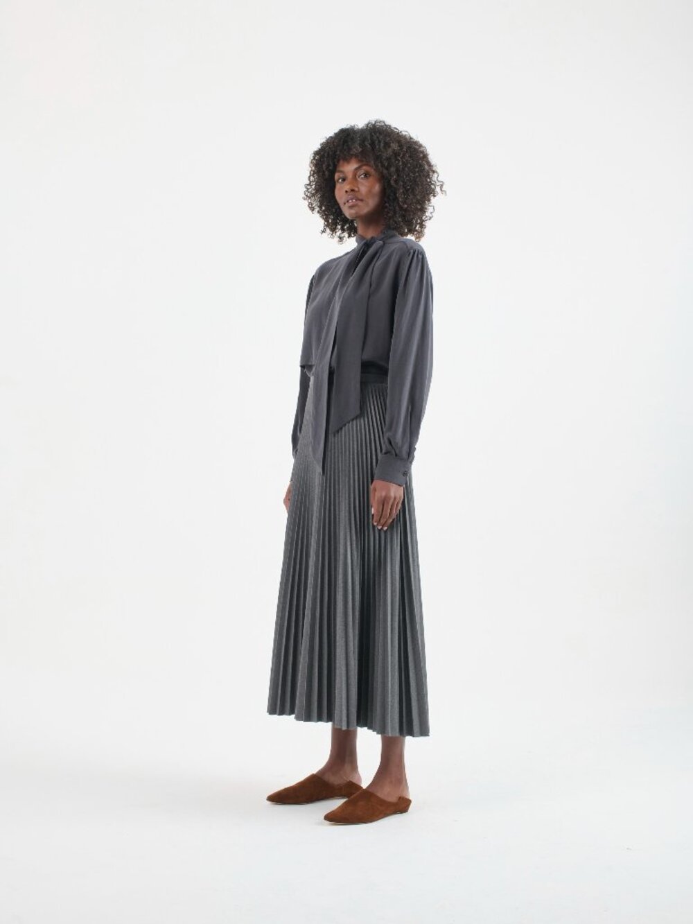 NWT Jamie Haller The Accordion Pleated Maxi Skirt